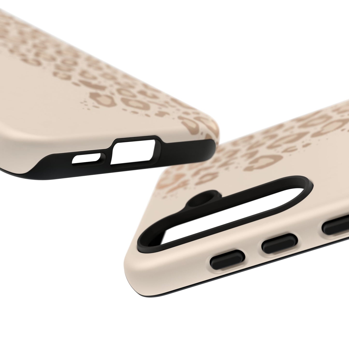Phone Case – Beige Leopard Print Protective Cover