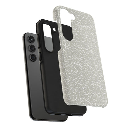 Speckled Gray Tough Phone Case — Protective Shockproof iPhone Cover