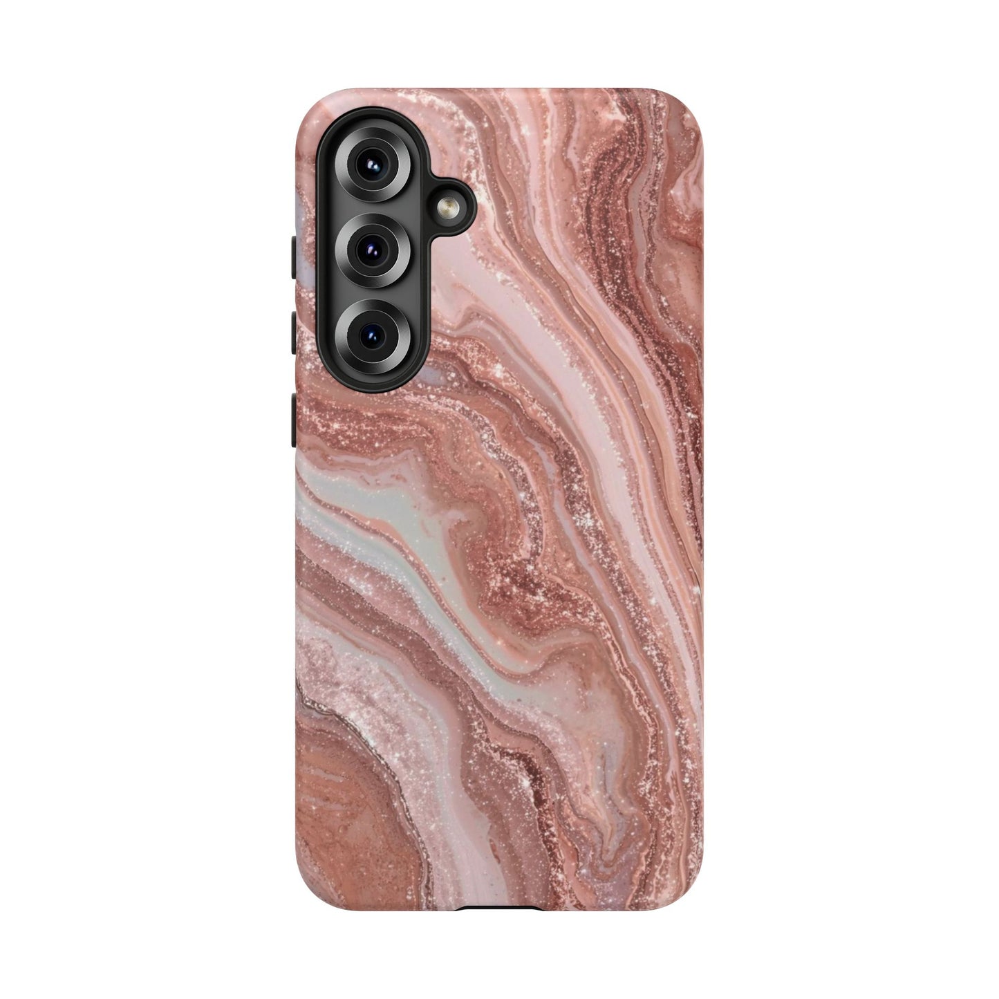 Rose Gold Marble Tough Phone Case