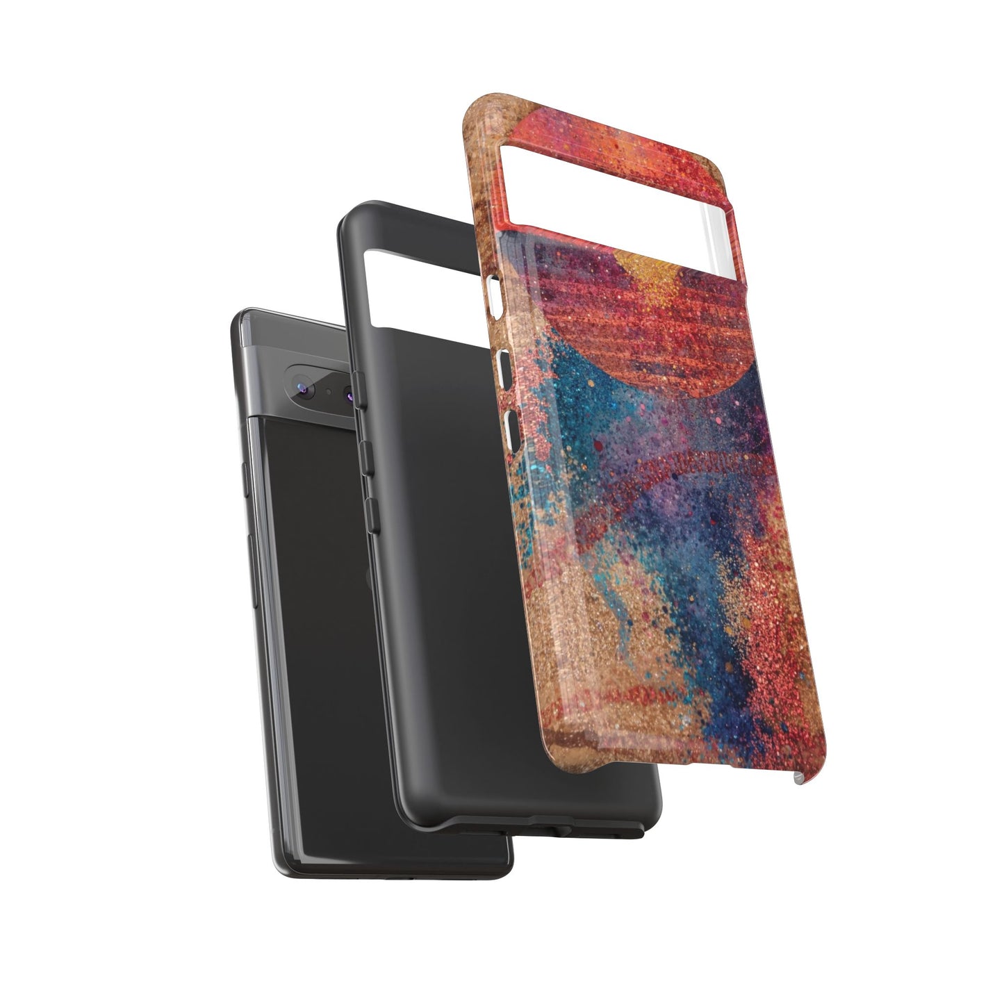 Retro Sunset Tough Phone Case