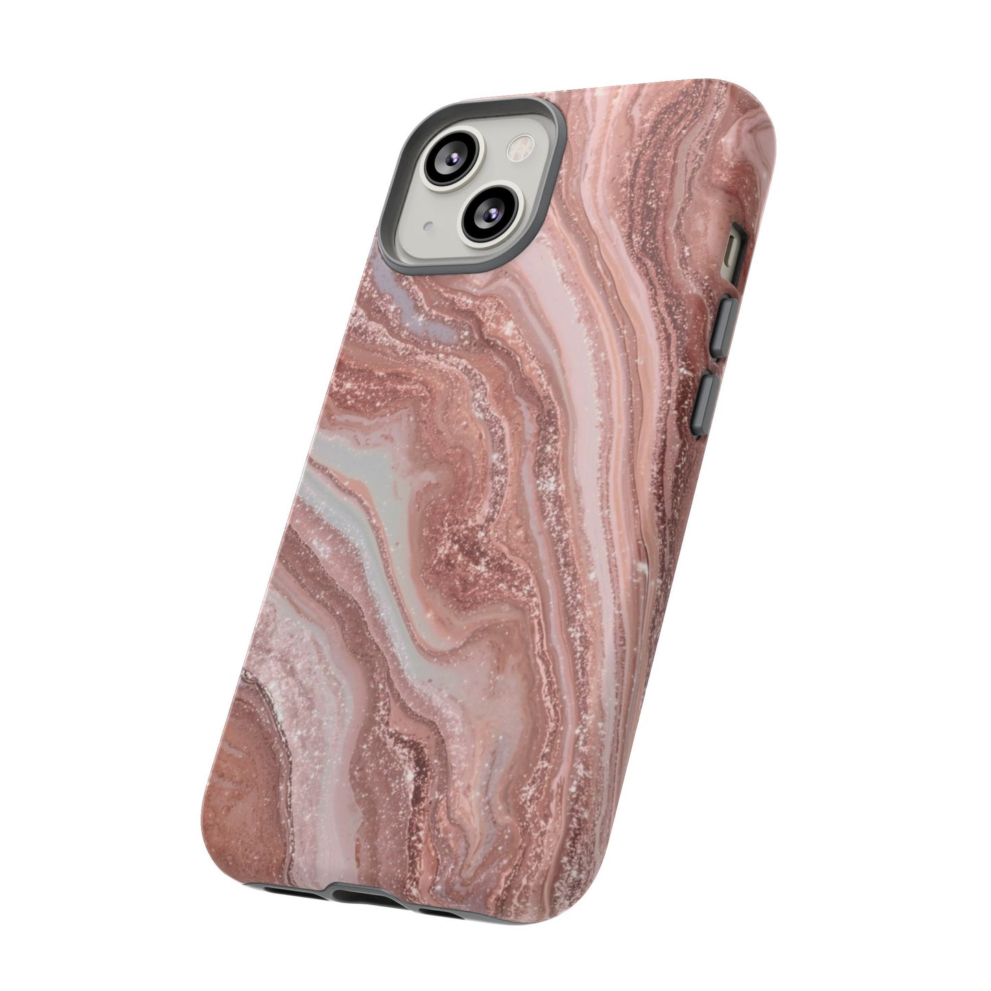 Rose Gold Marble Tough Phone Case