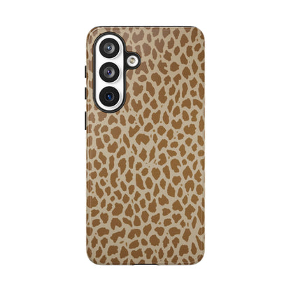 Leopard Print Tough Phone Case — Slim Protective Animal Pattern