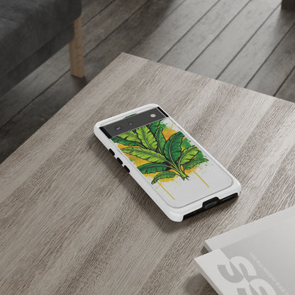 Tropical Banana Leaf Phone Case — Vibrant Green Plant Protector