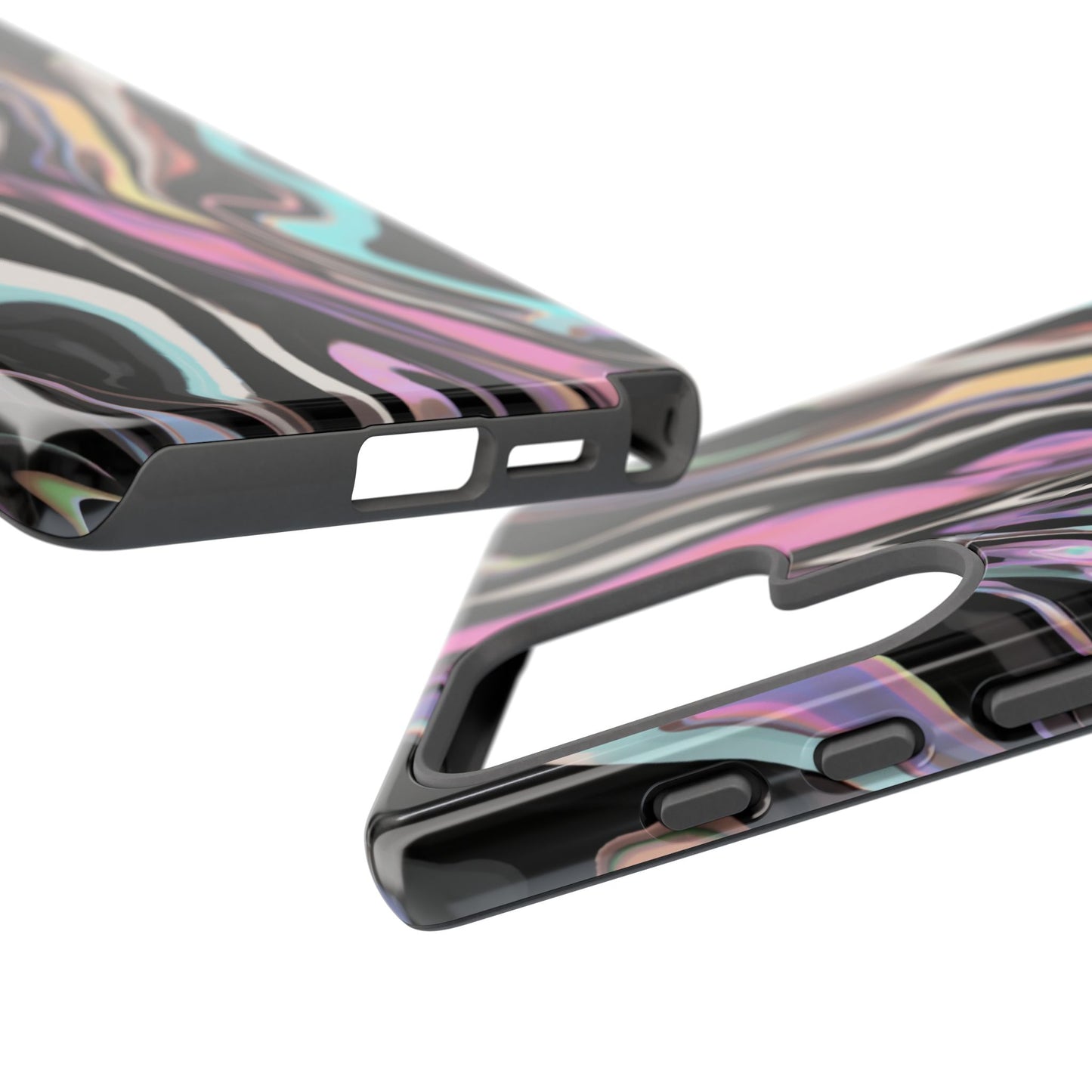 Abstract Marble Tough Phone Case — Pastel Swirl Protective Cover