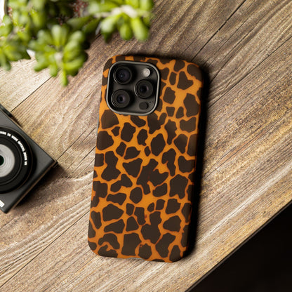 Leopard Print Tough Phone Case — Slim Protective iPhone Cover