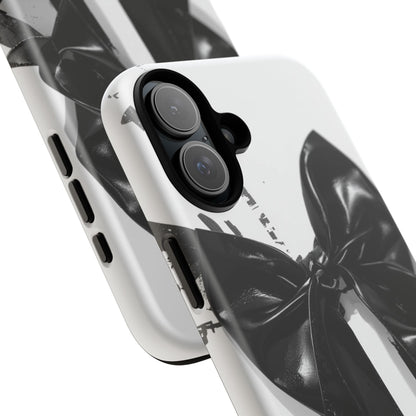 Phone Case — Black Bow Graphic Protective Cover