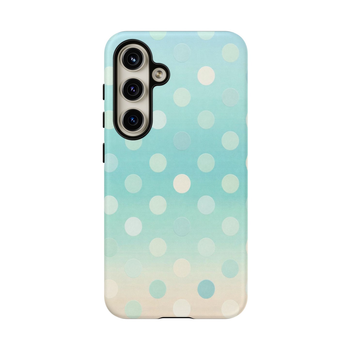 Abstract Palm Tough Phone Case — Minimal Coastal Blue Protective Cover