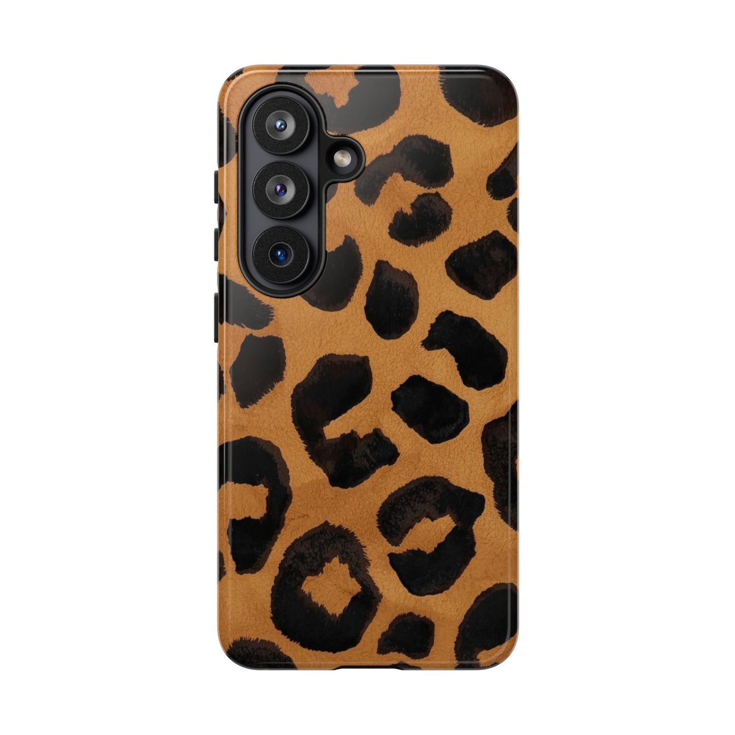 Leopard Print Tough Phone Case — Protective Animal Print iPhone Case