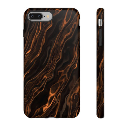 Copper Swirl Phone Case — Tough Protective iPhone Cover