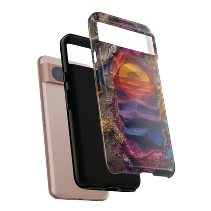 Phone Case — Colorful Sand Art Sunset Tough Protective Case