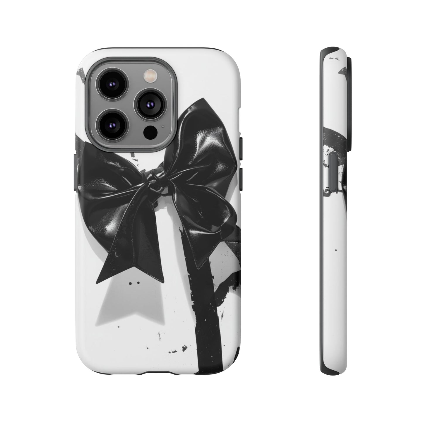 Phone Case — Black Bow Graphic Protective Cover