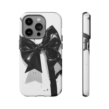 Phone Case — Black Bow Graphic Protective Cover