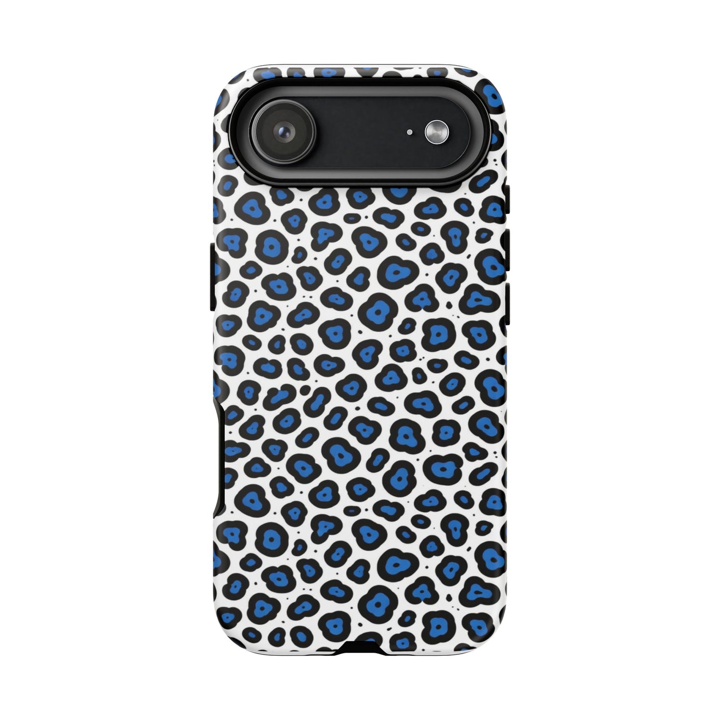Blue Leopard Print Phone Case – Tough Protective Cover