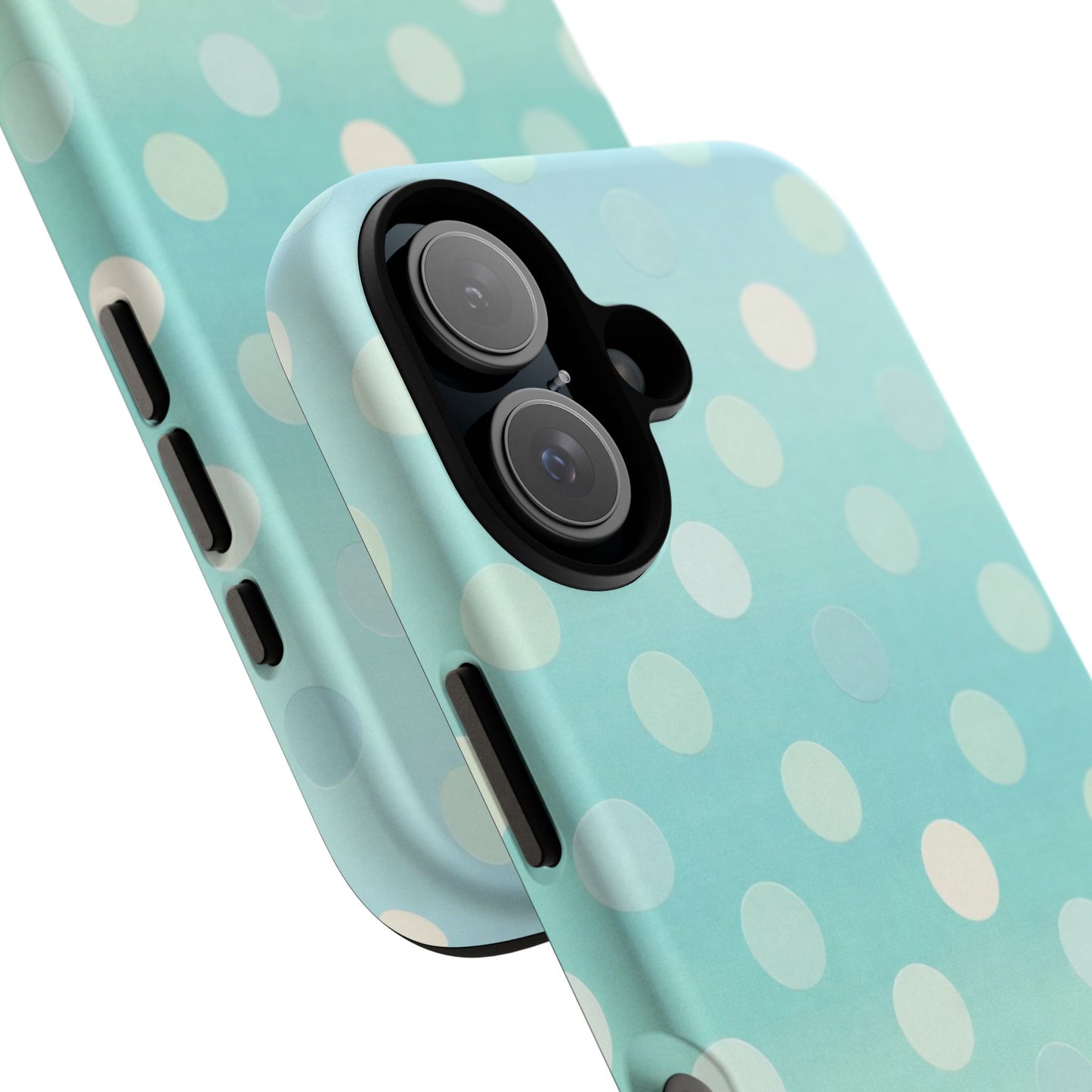 Abstract Palm Tough Phone Case — Minimal Coastal Blue Protective Cover