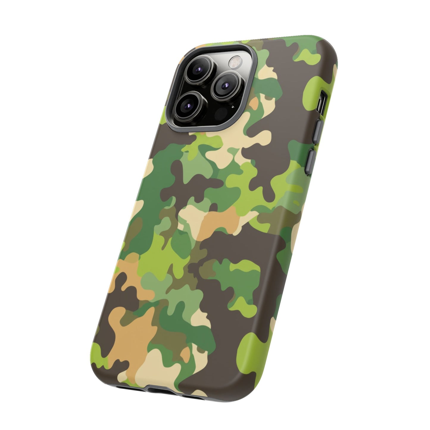 Camouflage Tough Phone Case — Military Camo Protective Cover
