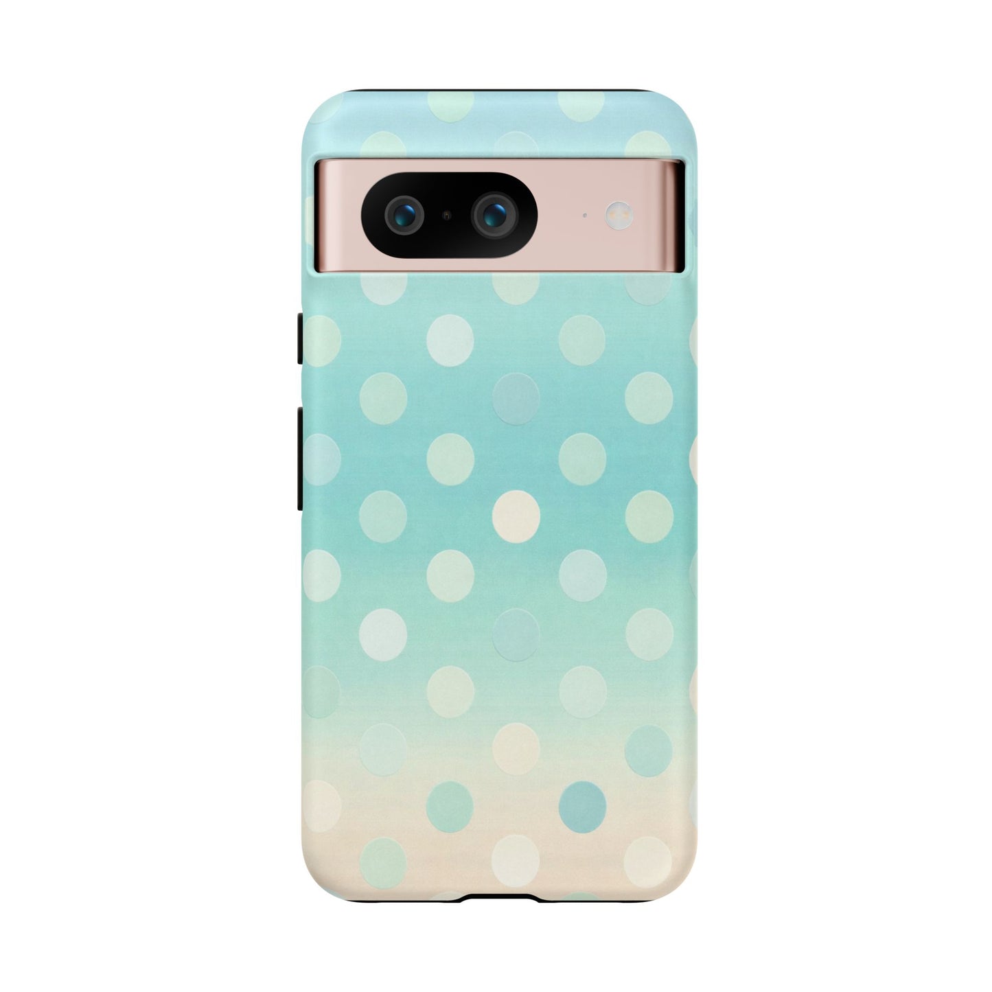 Abstract Palm Tough Phone Case — Minimal Coastal Blue Protective Cover