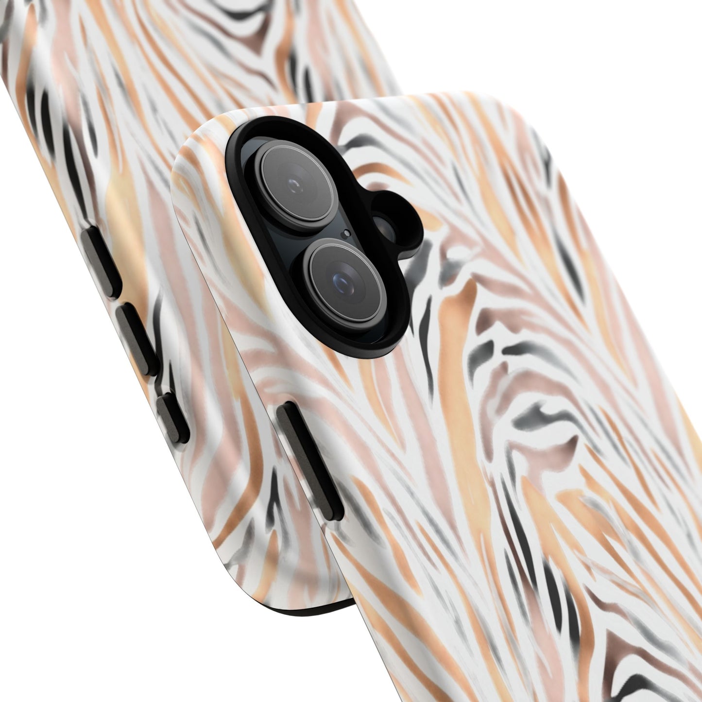 Tough Case — Neutral Watercolor Tiger Stripe Phone Case