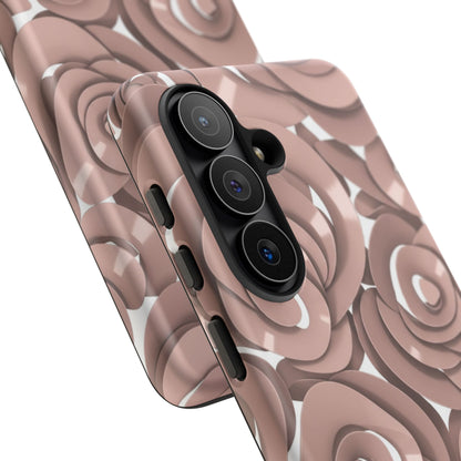 Rose Pattern Phone Case — Blush Floral Tough Case