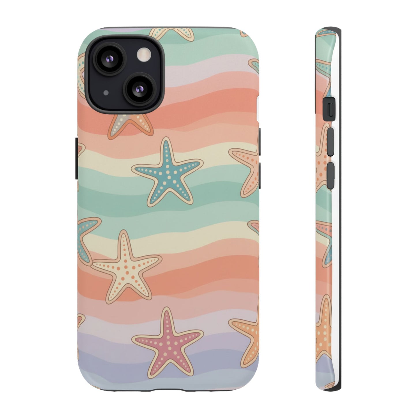 Starfish Wave Tough Phone Case — Pastel Beach Protective Cover