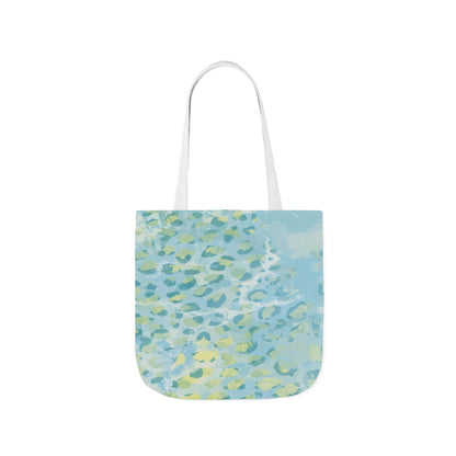 Blue Watercolor Seafoam Tote Bag