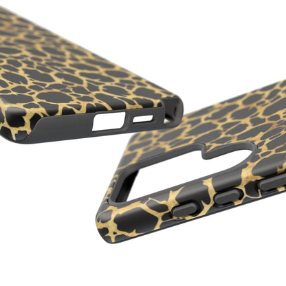 Giraffe Print Tough Phone Case — Durable Leopard-Style Protective Cover