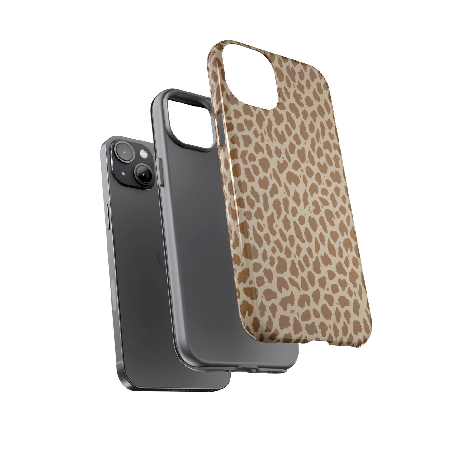 Leopard Print Tough Phone Case — Slim Protective Animal Pattern