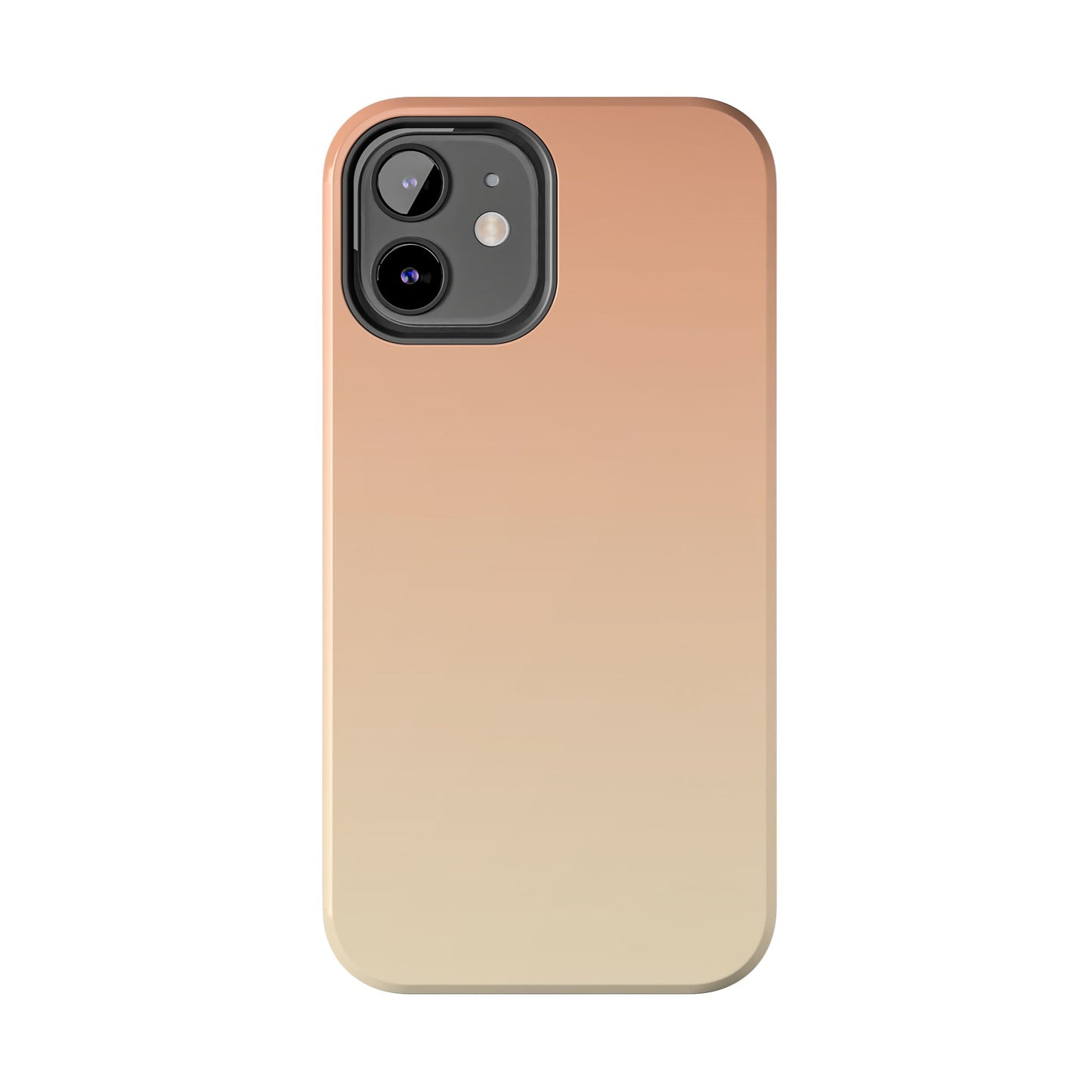 Gradient Tough Phone Case — Peach Ombre Protective Cover