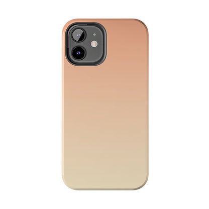 Gradient Tough Phone Case — Peach Ombre Protective Cover