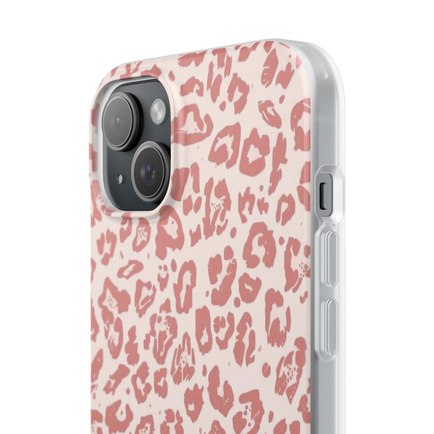 Pink Leopard Print Phone Case – Slim Flexible Protective Cover