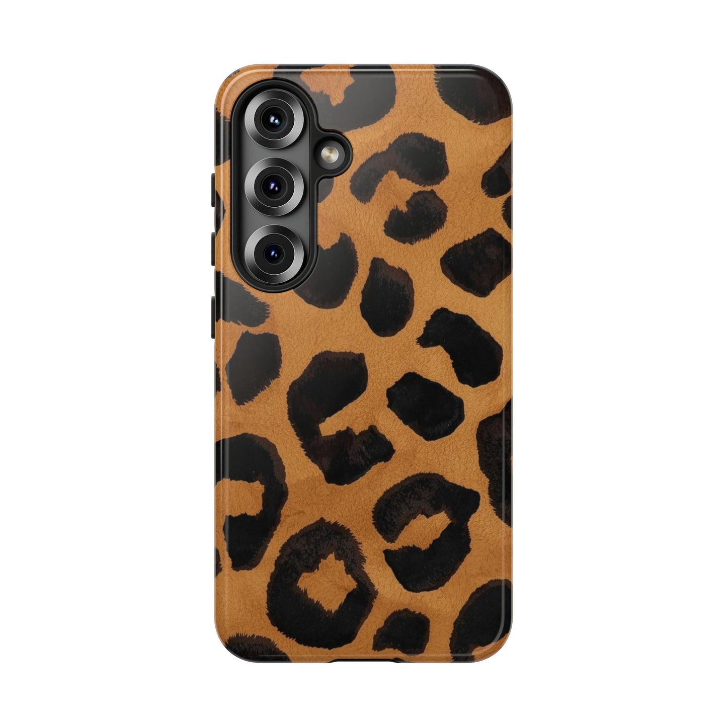 Leopard Print Tough Phone Case — Protective Animal Print iPhone Case