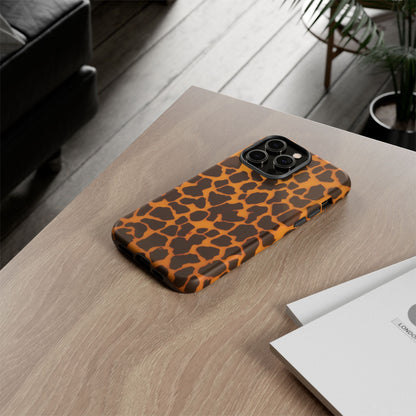 Leopard Print Tough Phone Case — Slim Protective iPhone Cover