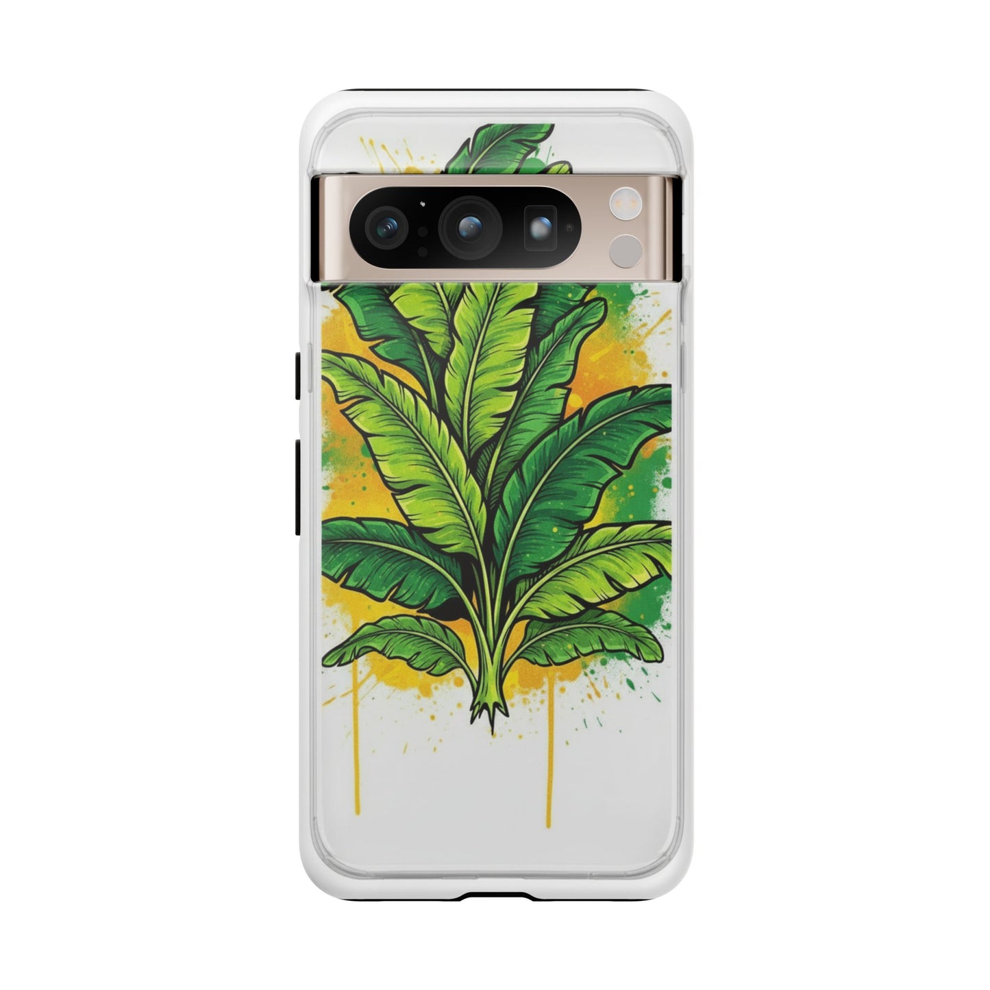 Tropical Banana Leaf Phone Case — Vibrant Green Plant Protector