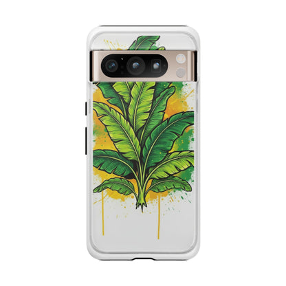 Tropical Banana Leaf Phone Case — Vibrant Green Plant Protector