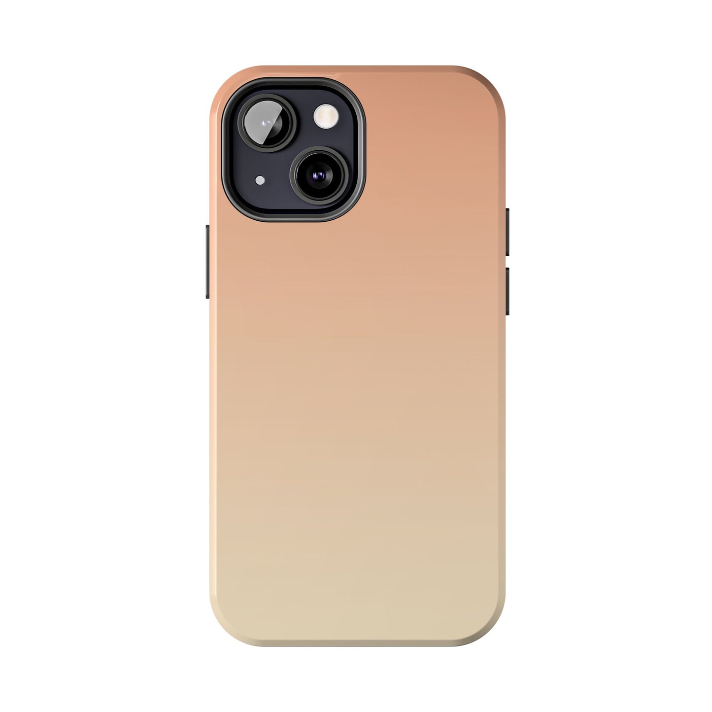 Gradient Tough Phone Case — Peach Ombre Protective Cover