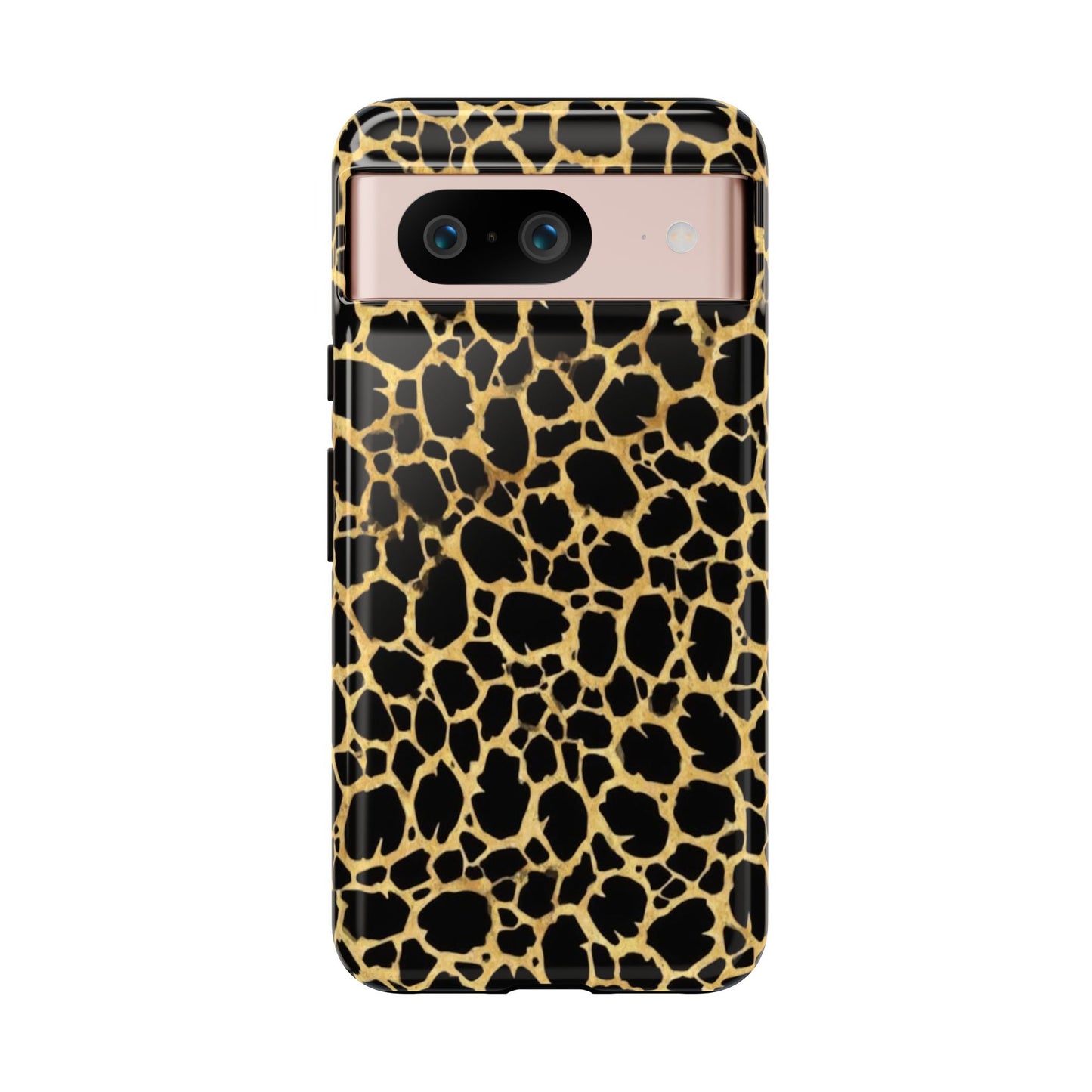 Giraffe Print Tough Phone Case — Durable Leopard-Style Protective Cover