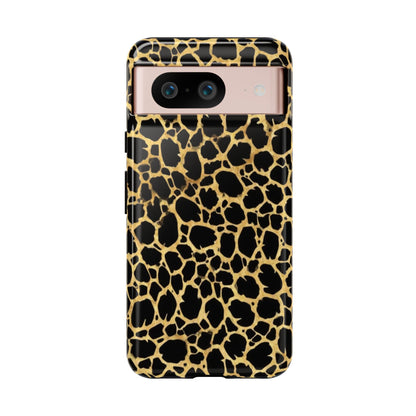 Giraffe Print Tough Phone Case — Durable Leopard-Style Protective Cover