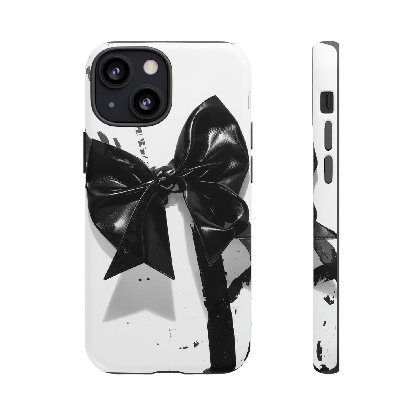 Phone Case — Black Bow Graphic Protective Cover