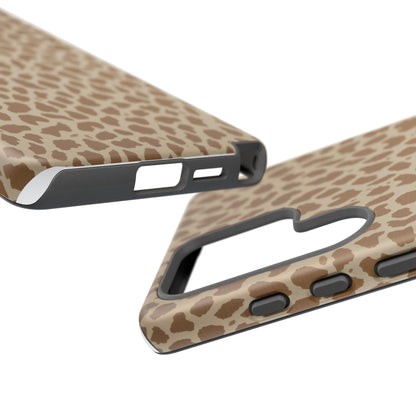 Leopard Print Tough Phone Case — Slim Protective Animal Pattern