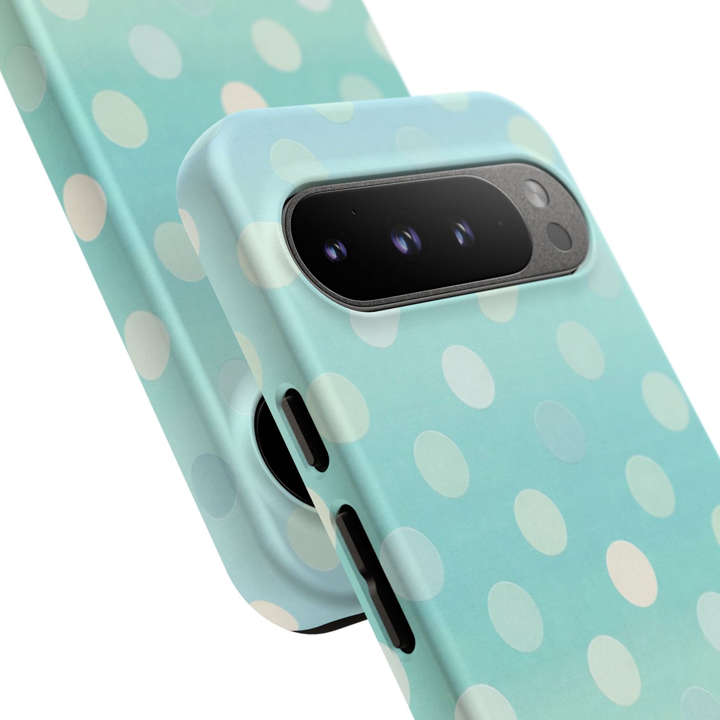 Abstract Palm Tough Phone Case — Minimal Coastal Blue Protective Cover