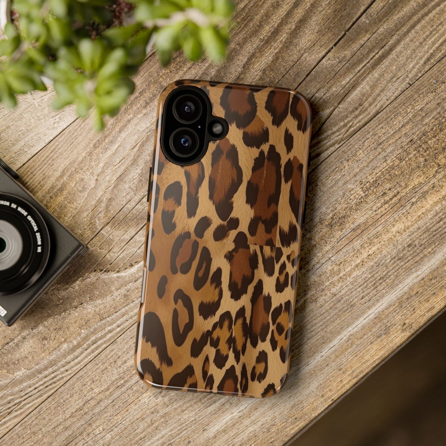 Leopard Print Tough Phone Case