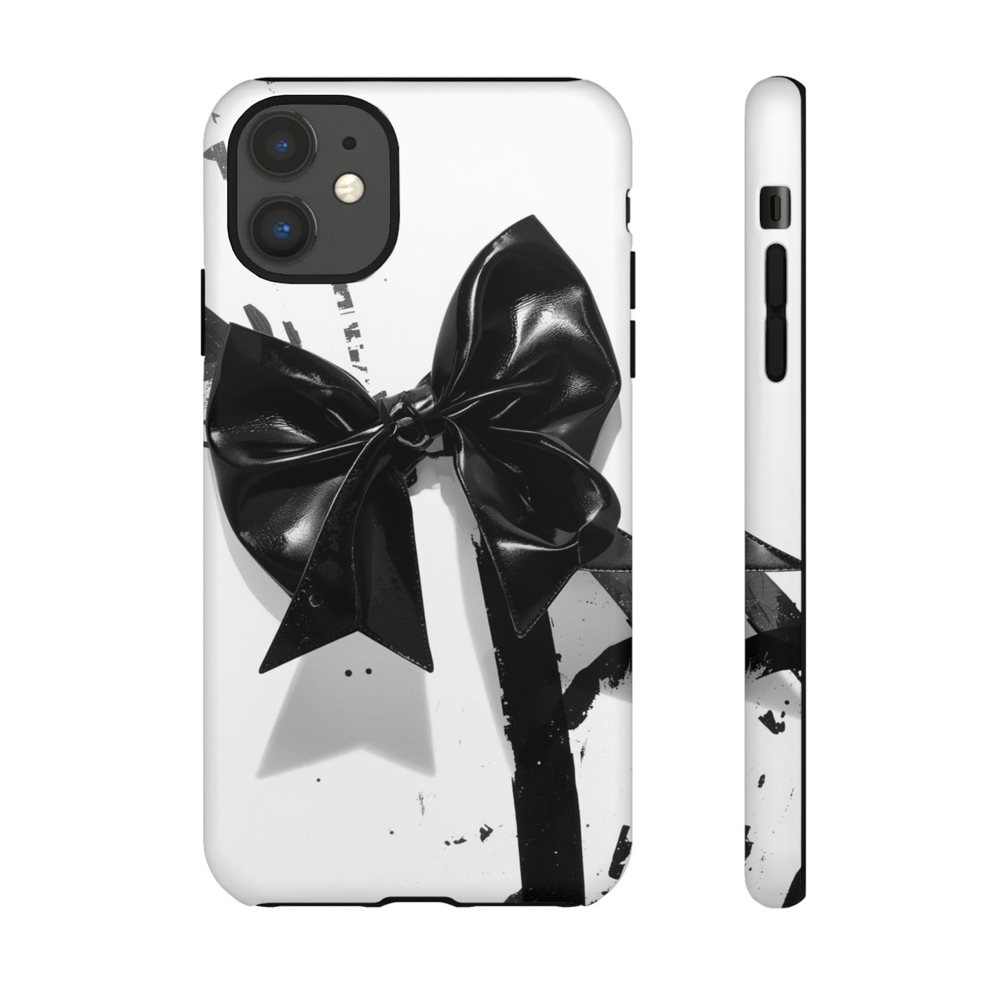 Phone Case — Black Bow Graphic Protective Cover