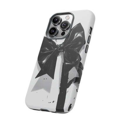 Phone Case — Black Bow Graphic Protective Cover