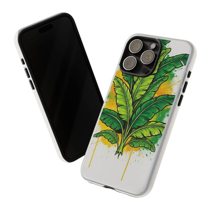 Tropical Banana Leaf Phone Case — Vibrant Green Plant Protector
