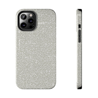 Speckled Gray Tough Phone Case — Protective Shockproof iPhone Cover