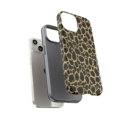 Giraffe Print Tough Phone Case — Durable Leopard-Style Protective Cover