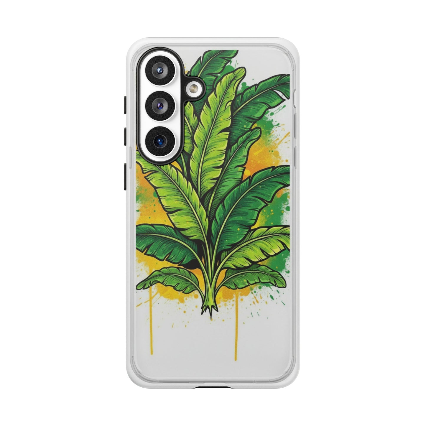 Tropical Banana Leaf Phone Case — Vibrant Green Plant Protector