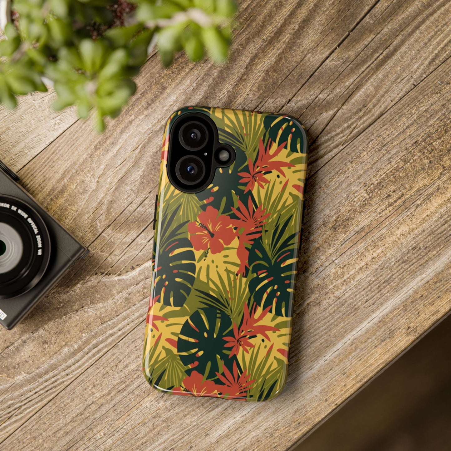 Tropical Hibiscus Phone Case — Durable Floral iPhone Protection
