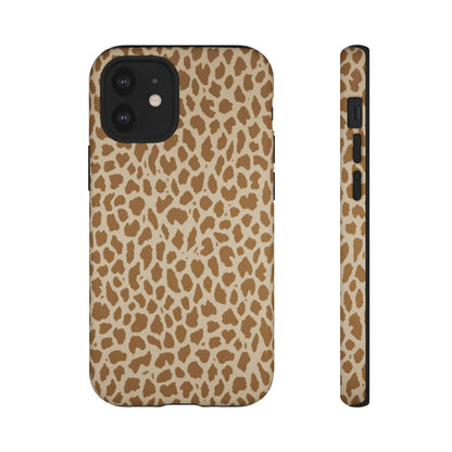 Leopard Print Tough Phone Case — Slim Protective Animal Pattern