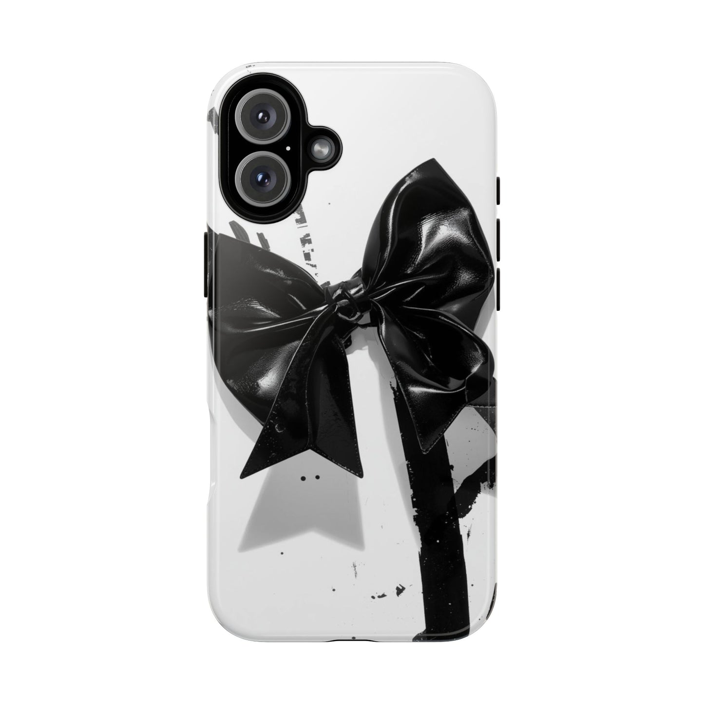 Phone Case — Black Bow Graphic Protective Cover