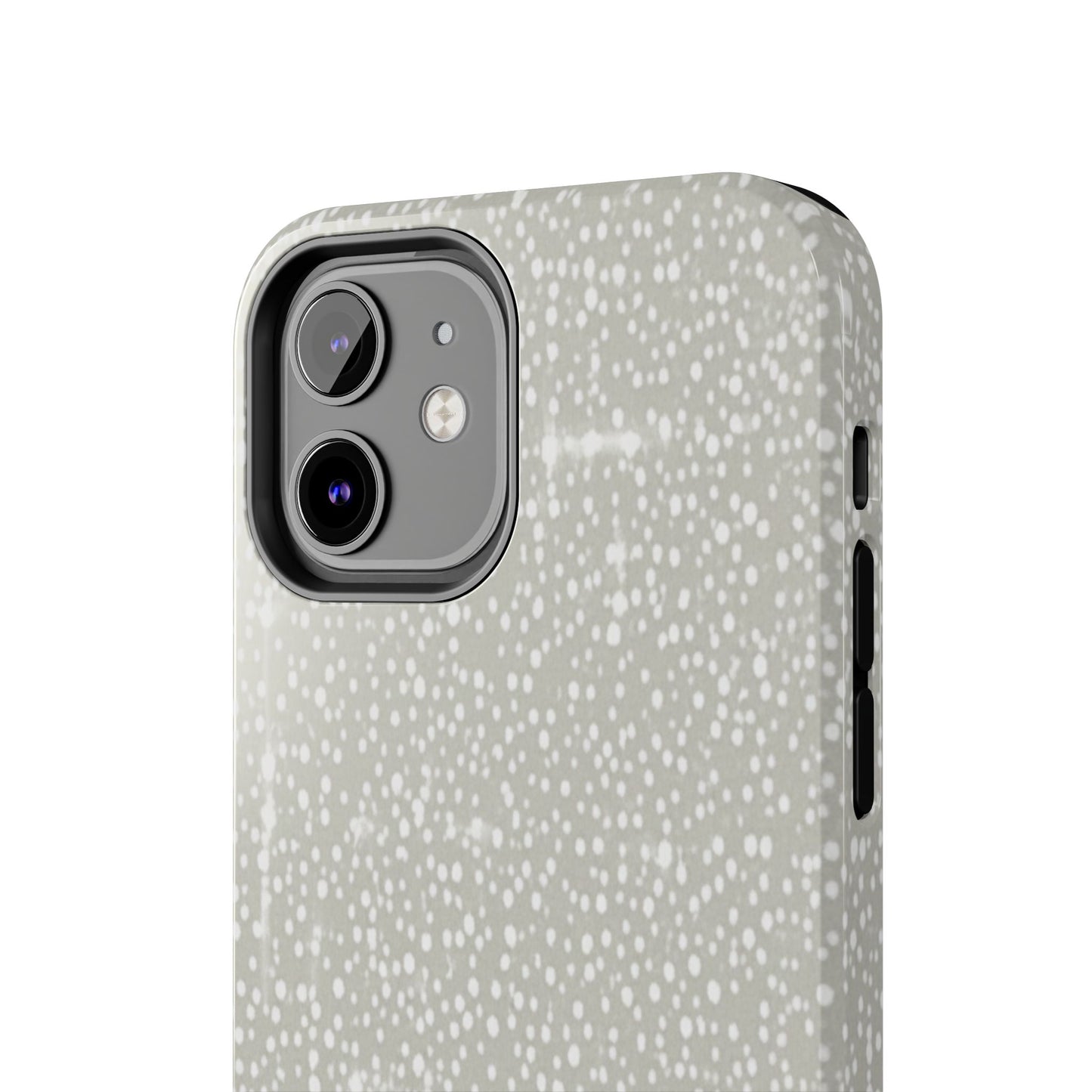 Speckled Gray Tough Phone Case — Protective Shockproof iPhone Cover